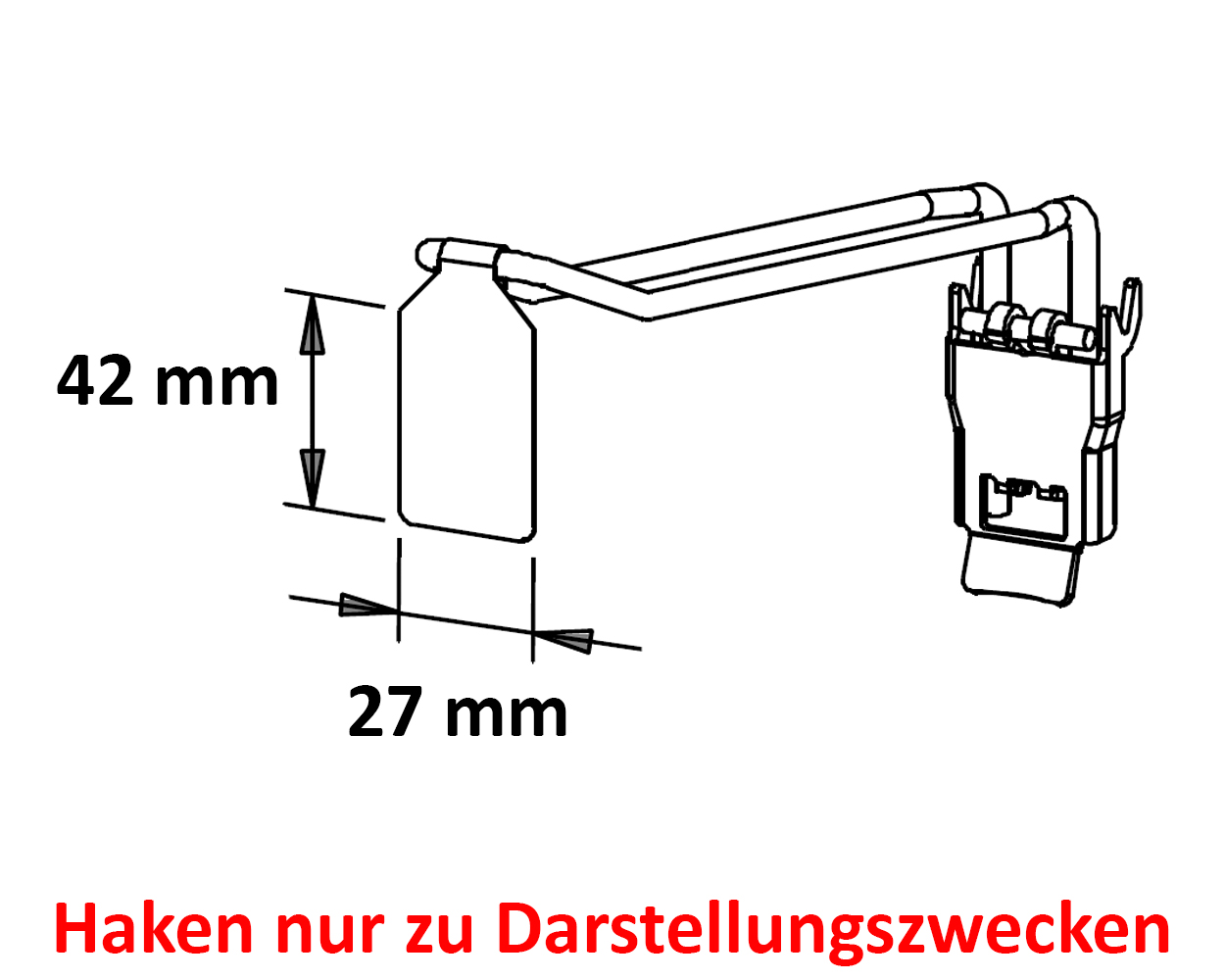 Preisfahne 27x42 mm (100 Stück) neu