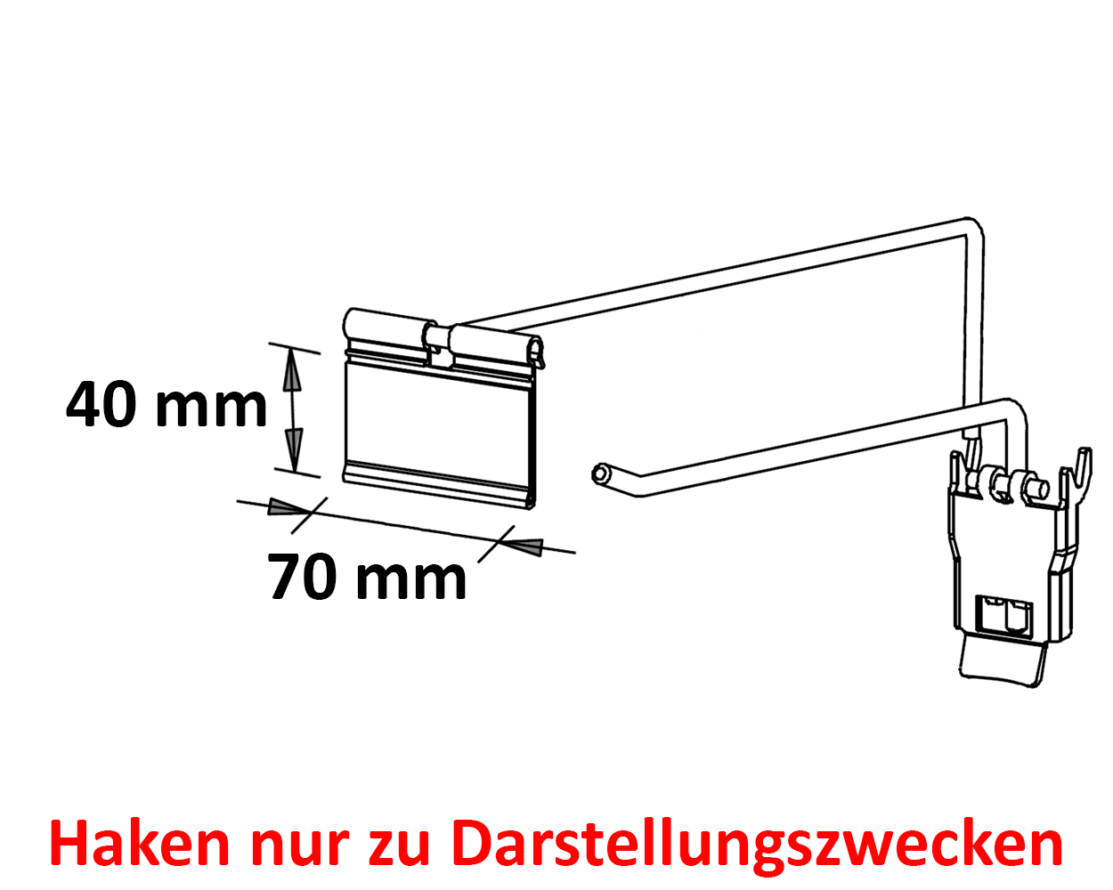 Pendeltasche 70x40 mm (50 Stück) neu