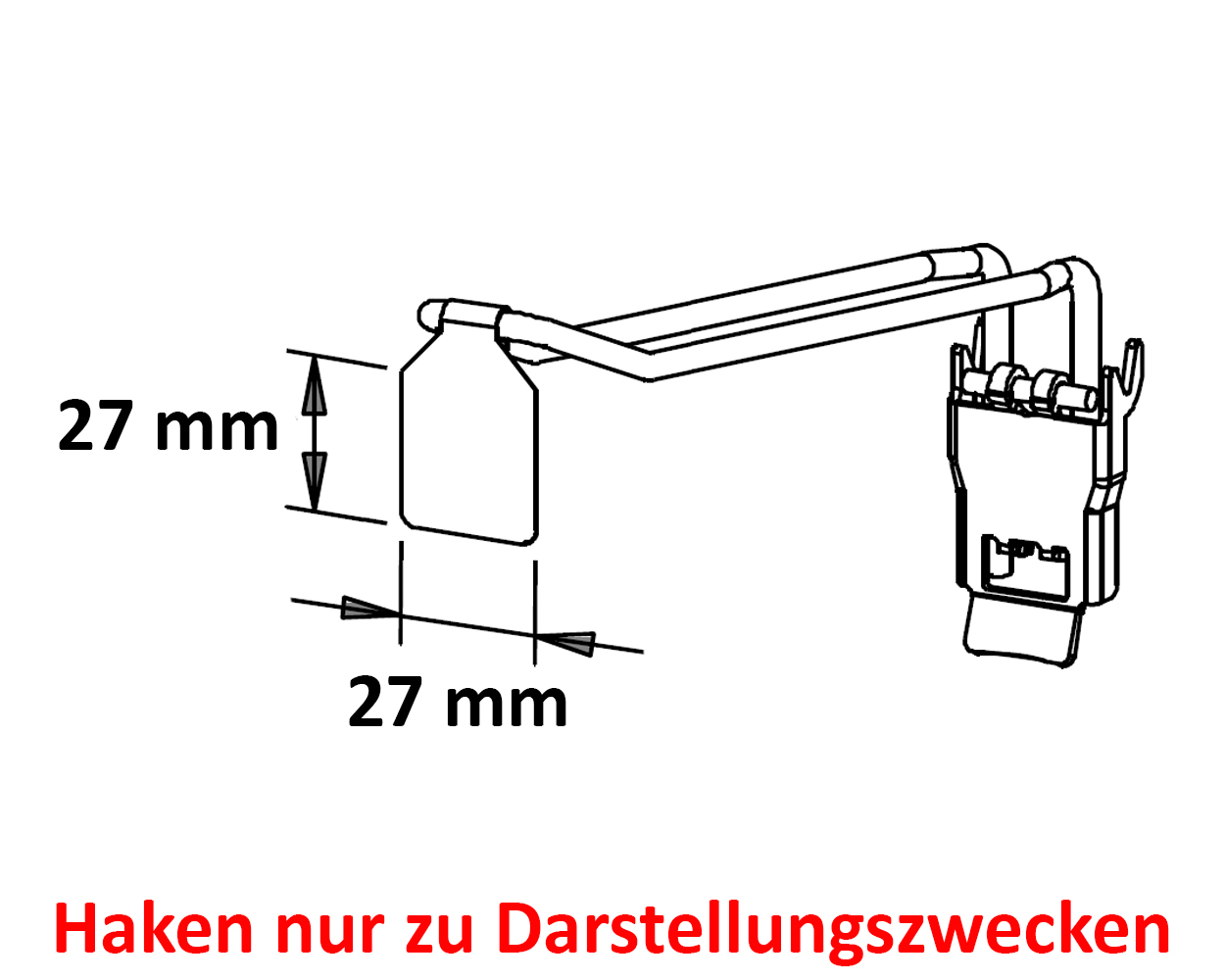 Preisfahne 27x27 mm (100 Stück) neu